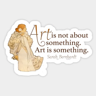 Sarah Berhardt Art Sticker